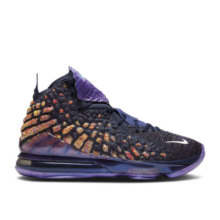 ナイキ Nike 【 Lebron 17 無水亜ヒ酸 Ep \u0027Monstars\u0027 Men Navy Heather/Multi-Colour/Black 】 Lebron レブロン メンズ 紺色 米国海軍 heather ギョリュウモドキ 黒いこと 黒いこと