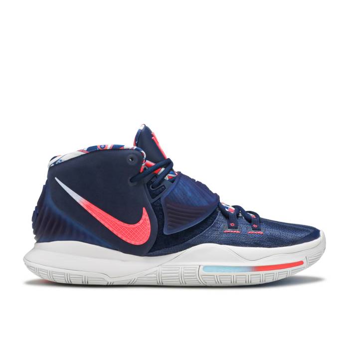 ナイキ Nike 【 Kyrie 6 Usa Men Midnight Navy/Psychic Blue/Laser Crimson 】 Kyrie カイリー メンズ 紺色 ネイビー 青色 ブルー Laser レーザー クリムゾン