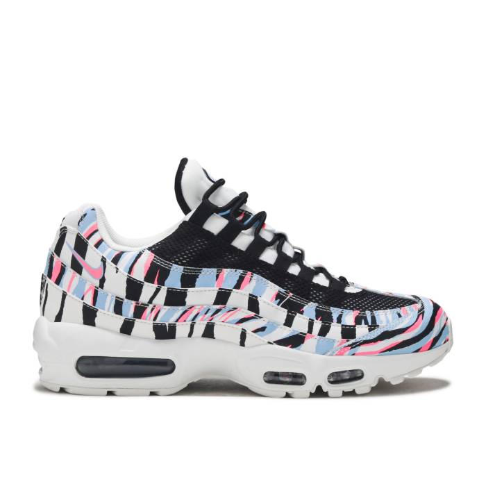 ナイキ Nike 【 Air Max 95 outh Korea Men White/Black/Royal Tint/Racer Pink 】 マックス メンズ 白色 ホワイト 黒色 ブラック pink ピンク