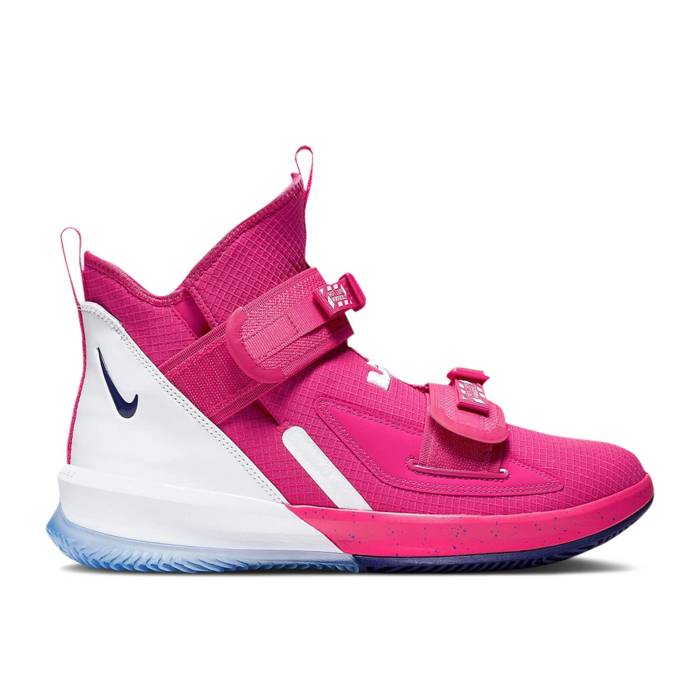 ナイキ Nike 【 Lebron Soldier 13 \u0027Kay Yow\u0027 Men Vivid Pink/White/Regency Purple 】 Lebron レブロン ソルジャー 13 サー青二才 メンズ pink サクラ色 白いこと 白いこと Purple 紫・パープル