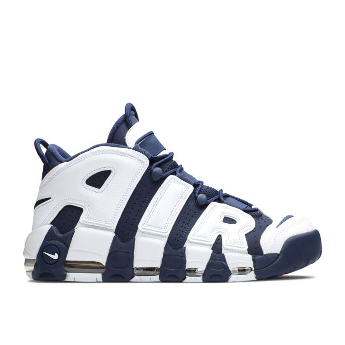 ナイキ Nike 【 Air More Uptempo \u0027Olympic\u0027 2020 Men White/Midnight Navy/Metallic Gold/Sport Red 】 引きあげるペース メンズ 白いこと 白いこと 紺色 米国海軍 ゴールド Red 赤・赤いこと