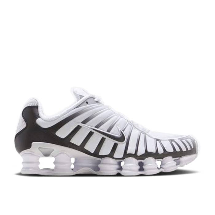 ナイキ Nike 【 Shox Tl \u0027Metallic Platinum\u0027 Men White/Metallic Platinum/Black 】 Shox ショックス メンズ 白いこと 白いこと Platinum プラチナム 黒いこと 黒いこと