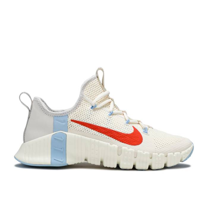 ナイキ Nike 【 Wmns Free Metcon 3 \u0027Pale Ivory\u0027 Women Pale Ivory/Vast Grey/Psychic Blue/Team Orange 】 無償性 レディース 象牙色 薄墨色 薄墨色 青み 青色 Team 野球クラブ orange 橙・オレンジ色