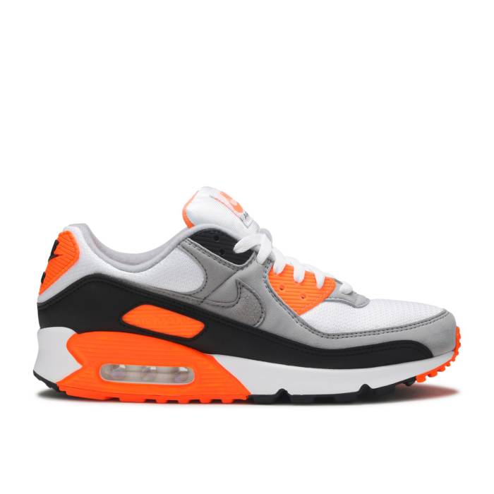 ナイキ Nike 【 Air Max 90 \u0027Total Orange\u0027 Men Total Orange/Light Smoke Grey/White 】 マックス メンズ orange 橙・オレンジ色 薄墨色 薄墨色 白いこと 白いこと