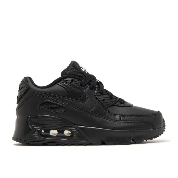 ナイキ Nike 【 Air Max 90 Ps \u0027Triple Black\u0027 2020 Youth Black/Black/White/Black 】 マックス 御坊っちゃん キッズ 黒いこと 黒いこと 白いこと 白いこと