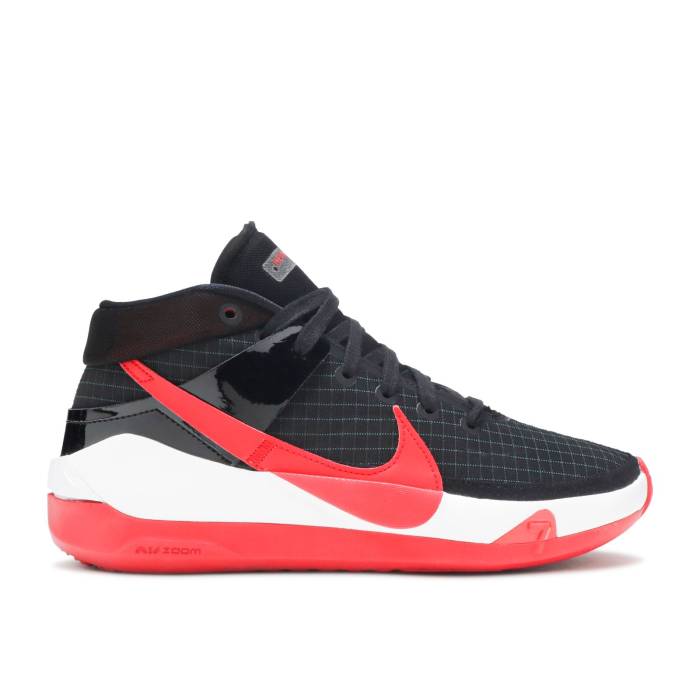 ナイキ Nike 【 Kd 13 \u0027Bred\u0027 Men Black/Black/White/University Red 】 13 サー青少年 メンズ 黒いこと 黒いこと 白いこと 白いこと Red 赤・赤いこと
