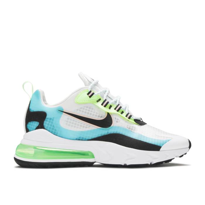 ナイキ Nike 【 Air Max 270 React Se \u0027Oracle Aqua\u0027 Men Oracle Aqua/White/Black/Ghost Green 】 マックス リアクト メンズ アクア 白いこと 白いこと 黒いこと 黒いこと green 緑・緑であること