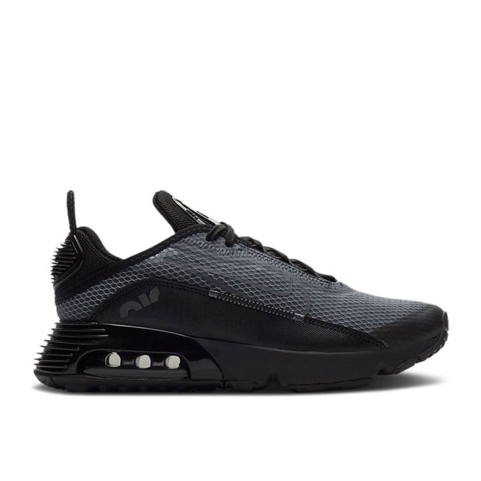 ナイキ Nike 【 Air Max 2090 ガウス \u0027Black Wolf Grey\u0027 Youth Black/Wolf Grey/Black/Anthracite 】 マックス 御坊っちゃん キッズ 黒いこと 黒いこと 薄墨色 薄墨色