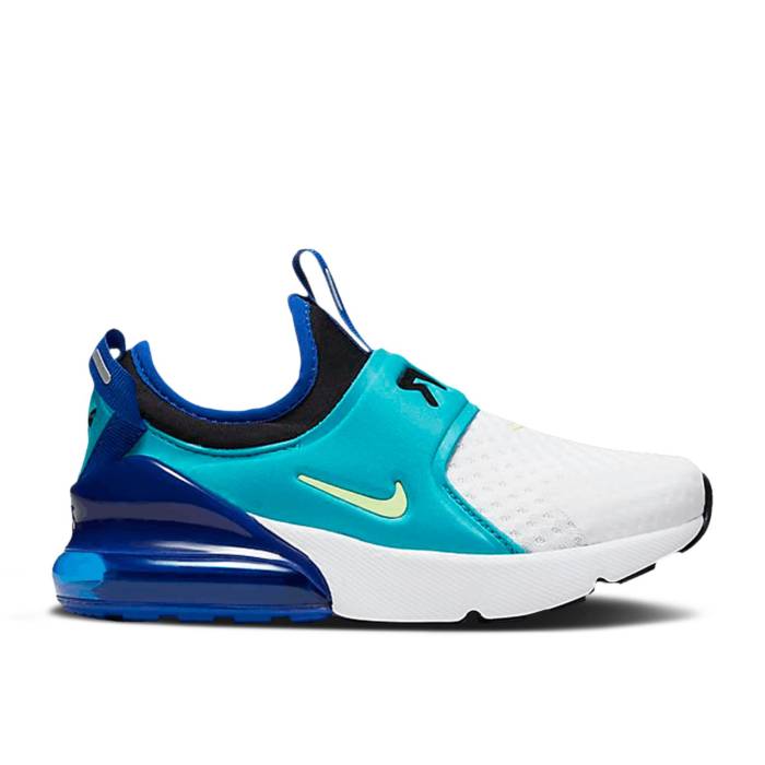 ナイキ Nike 【 Air Max 270 Extreme Ps \u0027Oracle Aqua Blue\u0027 Youth White/Oracle Aqua/Hyper Blue/Ghost Green 】 マックス アクア 御坊っちゃん キッズ 白いこと 白いこと アクア 青味 青み green 緑・緑であること