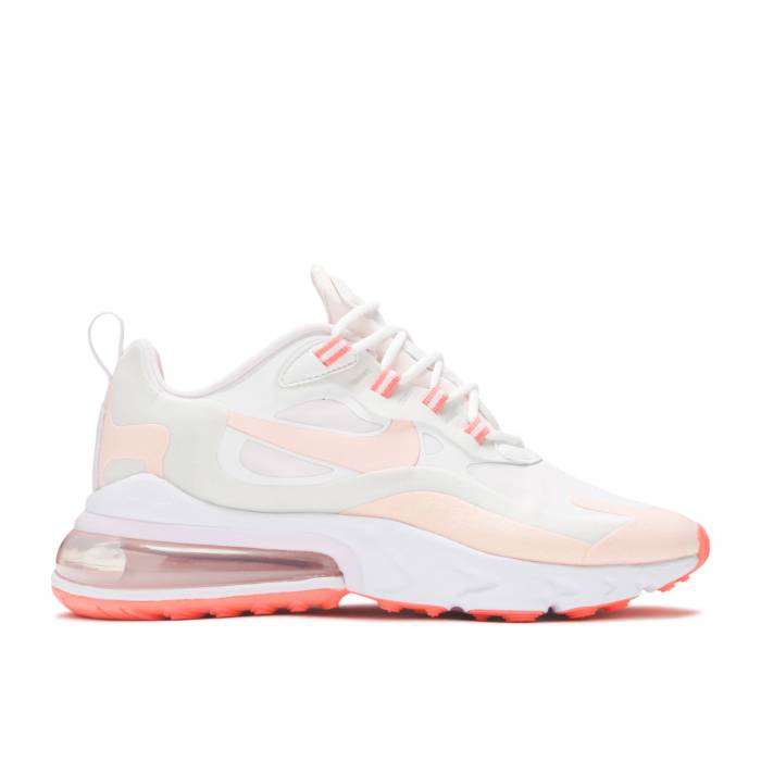 ナイキ Nike 【 Wmns Air Max 270 React \u0027Crimson Tint\u0027 Women Summit White/Crimson Tint/Light Violet 】 マックス リアクト レディース 白いこと 白いこと クリムゾン 紫・相撲取り草