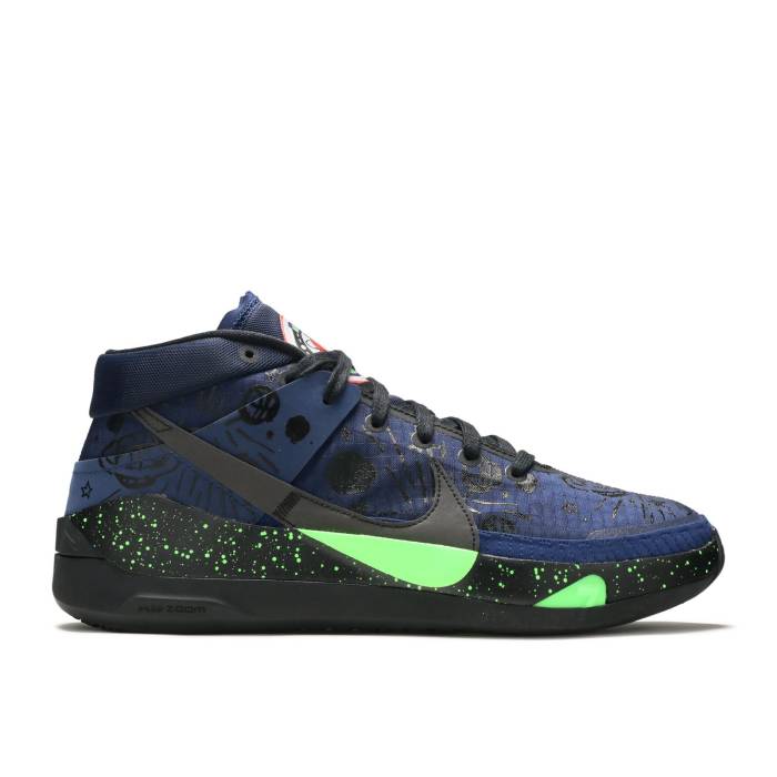 ナイキ Nike 【 Kd 13 Ep Planet Of Hoops Men Blue Void/Black/Green Strike 】 13 サーティーン メンズ 青色 ブルー 黒色 ブラック green 緑・グリーン ストライク
