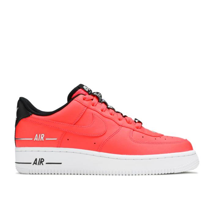 ナイキ Nike 【 Air Force 1 '07 Lv8 'Double Air Pack - Laser Crimson' Men Laser Crimson/Black/White/Laser Crimson 】 Laser レーザー メンズ Laser レーザー クリムゾン 黒色 ブラック 白色 ホワイト