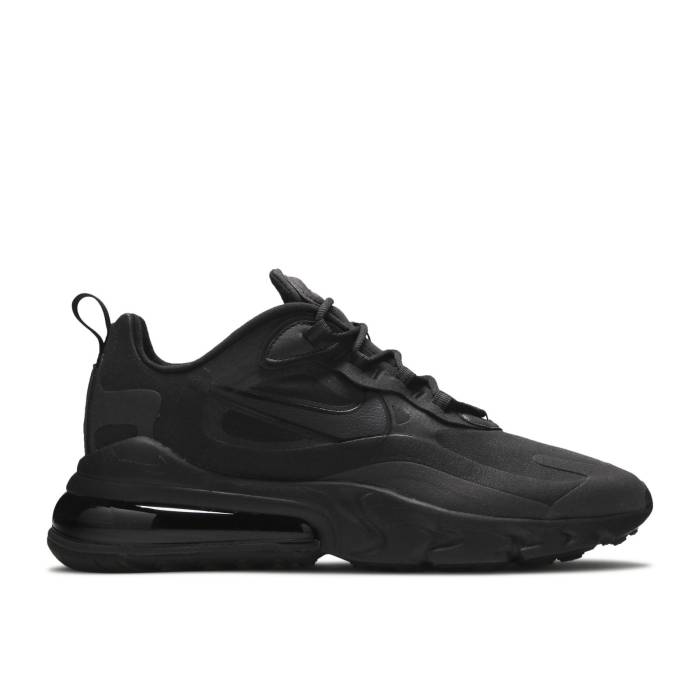 ナイキ Nike 【 Air Max 270 React Black Oil Grey Men Black/Oil Grey/Black/Oil Grey 】 マックス リアクト メンズ 黒色 ブラック 灰色 グレー