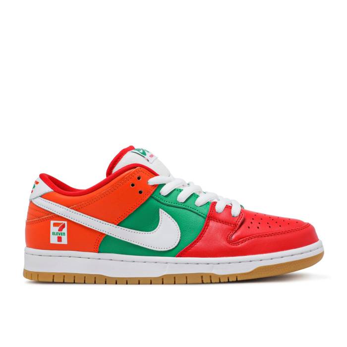 ナイキ Nike 【 7-Eleven X Dunk Low Sb Men Orange Peel/Pine Green/University Red 】 ダンク エスビー メンズ orange 橙・オレンジ green 緑・グリーン Red 赤・レッド