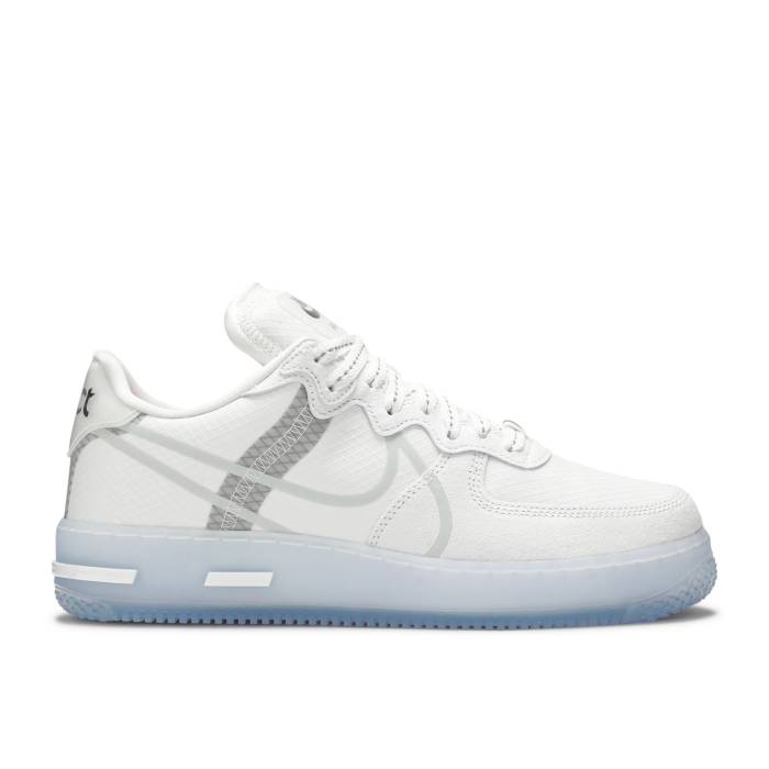 ナイキ Nike 【 Air Force 1 React Qs \u0027White Ice\u0027 Men White/Light Bone/Sail/Rush Coral 】 リアクト メンズ 白いこと 白いこと rush 混雑時