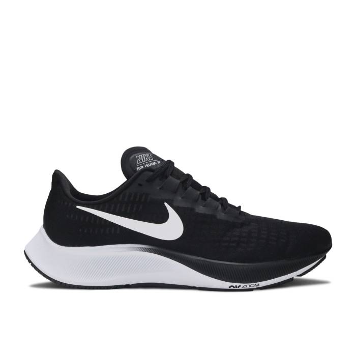 ナイキ Nike 【 Air Zoom Pegasus 37 Black White Men Black/White 】 ズーム ペガサス メンズ 黒色 ブラック 白色 ホワイト