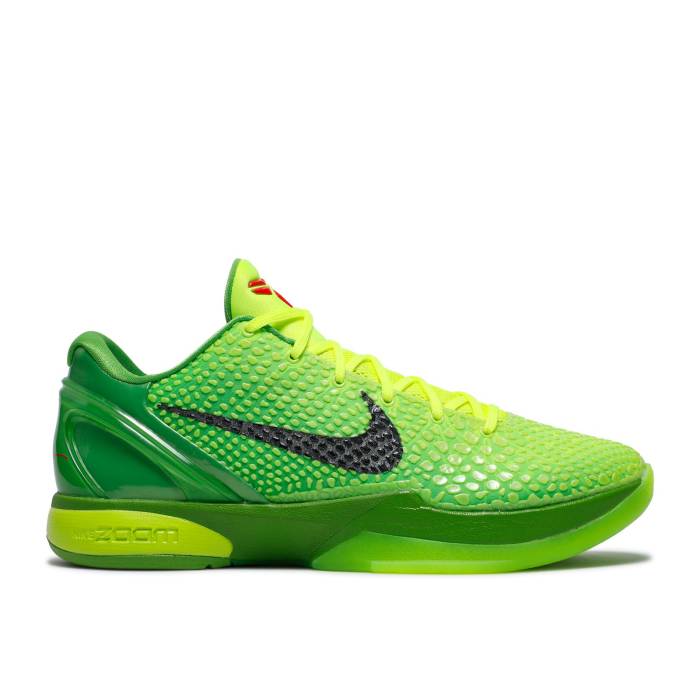 ナイキ Nike 【 Zoom Kobe 6 Protro Grinch 2020 Men Green Apple/Black/Volt/Crimson 】 ズーム Kobe コービー プロトロ メンズ green 緑・グリーン 黒色 ブラック クリムゾン