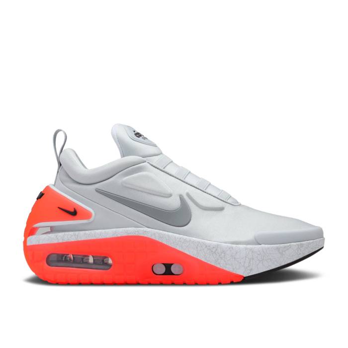 ナイキ Nike 【 Adapt Auto Max Infrared Eu Adapter Men Pure Platinum/Bright Crimson/Black/Particle Grey 】 アダプト マックス メンズ ピュア Platinum プラチナム クリムゾン 黒色 ブラック 灰色 グレー