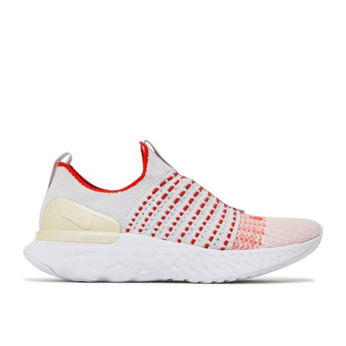 ナイキ Nike 【 Wmns React Phantom Run Flyknit 2 \u0027Vast Grey Orange\u0027 Women Vast Grey/Fire Pink/Team Orange/White 】 リアクト 幽客 飛球編み物 薄墨色 薄墨色 レディース 薄墨色 薄墨色 火の手 pink サクラ色 Team 野球クラブ oran