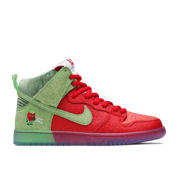 ナイキ Nike 【 Dunk High Sb \u0027Strawberry Cough\u0027 Men University Red/Spinach Green/Magic Ember 】 ダンク 御機嫌 エスビー メンズ Red 赤・赤いこと green 緑・緑であること 神通力
