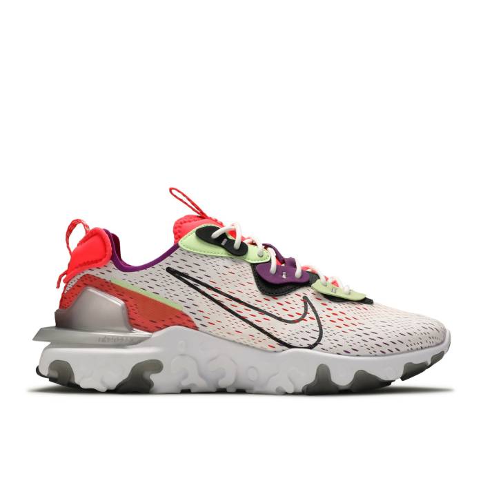 ナイキ Nike 【 React Vision Barely Volt Pink Men Summit White/Black/Barely Volt 】 リアクト メンズ 白色 ホワイト 黒色 ブラック
