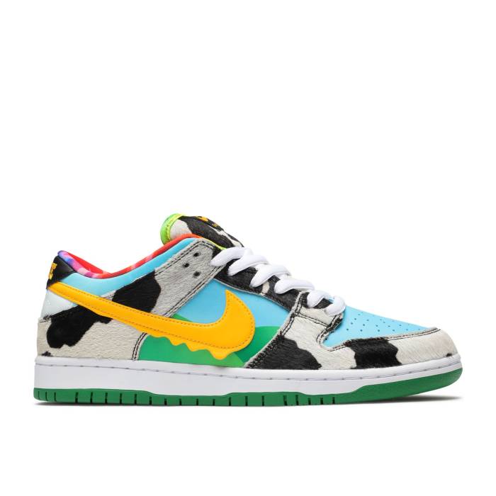 ナイキ Nike 【 Ben & Jerry's X Dunk Low Sb 'Chunky Dunky' Special Ice Cream Box Men White/Lagoon Pulse/Black/University Gold 】 ダンク エスビー special スペシャル クリーム ボックス メンズ 白色 ホワイト 黒色 ブラック