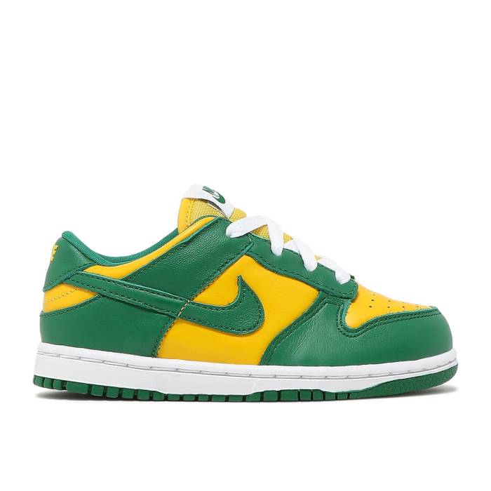 ナイキ Nike 【 Dunk Low Sp Td \u0027Brazil\u0027 Infant Varsity Maize/Pine Green/White 】 ダンク もの言う花 green 緑・緑であること 白いこと 白いこと