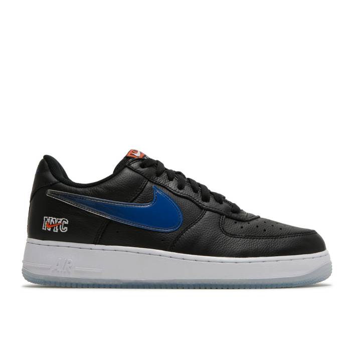 ナイキ Nike 【 Kith X Air Force 1 Low \u0027Nyc Away\u0027 Men Black/Team Orange/Black/Rush Blue 】 メンズ 黒いこと 黒いこと Team 野球クラブ orange 橙・オレンジ色 rush 混雑時 青味 青み