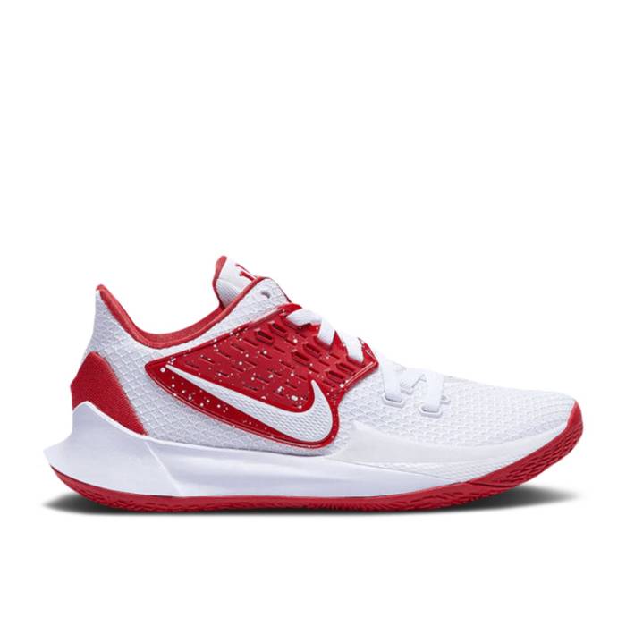 ナイキ Nike 【 Kyrie Low 2 Tb \u0027University Red\u0027 Men White/White/University Red 】 Kyrie カイリー メンズ 白いこと 白いこと Red 赤・赤いこと