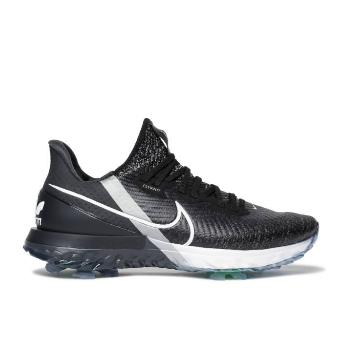 ナイキ Nike 【 Air Zoom Infinity Tour Golf \u0027Black\u0027 Men Black/Off Noir/Metallic Platinum/White 】 望遠レンズ golf ゴルフ メンズ 黒いこと 黒いこと Platinum プラチナム 白いこと 白いこと