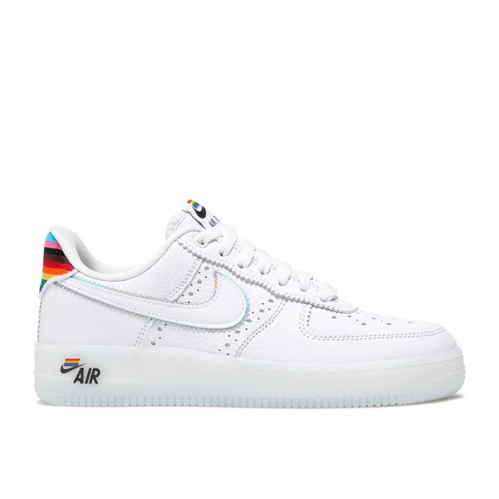 ナイキ Nike 【 Air Force 1 Low \u0027Be True\u0027 Men White/Multi-Color/White 】 メンズ 白いこと 白いこと