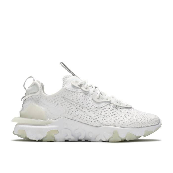ナイキ Nike 【 React Vision \u0027White\u0027 Men White/White/Light Smoke Grey/Light Smoke Grey 】 リアクト メンズ 白いこと 白いこと 薄墨色 薄墨色