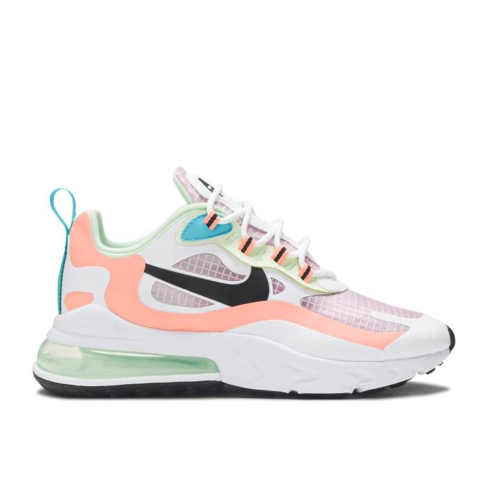 ナイキ Nike 【 Wmns Air Max 270 React Se \u0027Light Arctic Pink\u0027 Women Light Arctic Pink/Orange Pulse/White/Black 】 マックス リアクト レディース pink サクラ色 orange 橙・オレンジ色 白いこと 白いこと 黒いこと 黒いこと