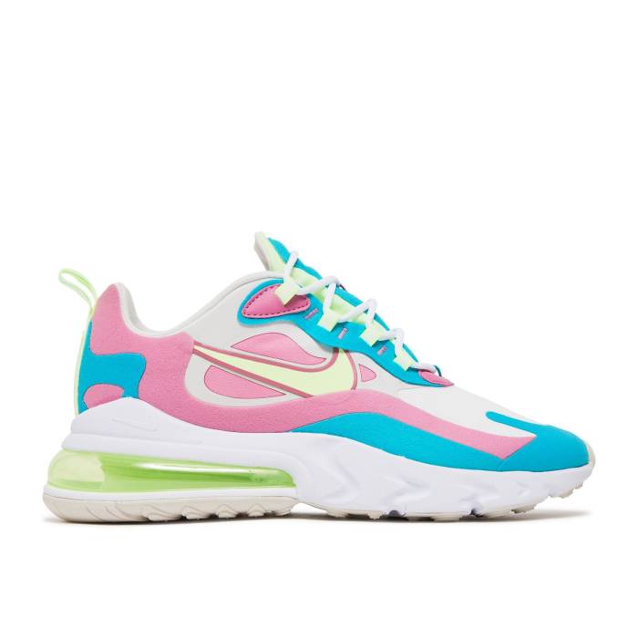 ナイキ Nike 【 Wmns Air Max 270 React 'Pastel' Women White/Barely Volt/Platinum Tint 】 マックス リアクト レディース 白色 ホワイト Platinum プラチナム
