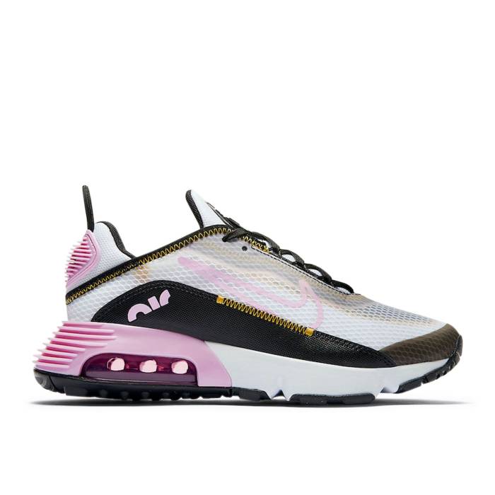 ナイキ Nike 【 Air Max 2090 Gs 'White Light Arctic Pink' Youth White/Black/Dark Sulphur/Light Arctic Pink 】 マックス ジュニア キッズ 白色 ホワイト 黒色 ブラック pink ピンク|スニケス