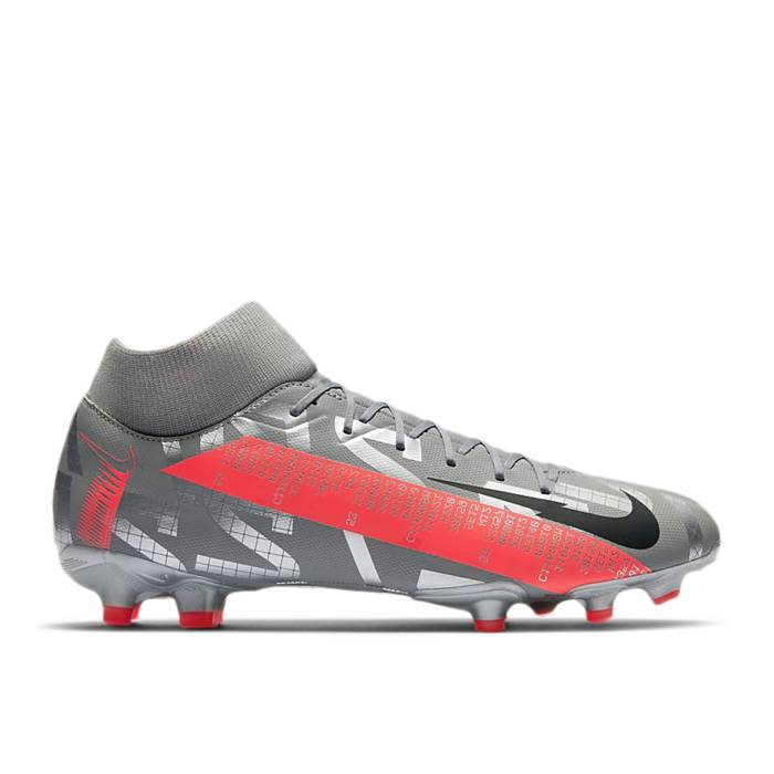 ナイキ Nike 【 Mercurial Superfly 7 Academy Mg 'Metallic Grey Crimson' Men Metallic Bomber Grey/Particle Grey/Laser Crimson/Black 】 アカデミー 灰色 グレー メンズ 灰色 グレー Laser レーザー クリムゾン 黒色 ブラック