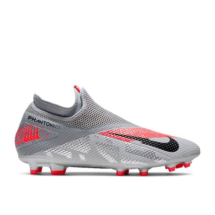 ナイキ Nike 【 Phantom Vision 2 Academy Dynamic Fit Mg 'Metallic Grey Crimson' Men Metallic Bomber Grey/Particle Grey/Laser Crimson/Black 】 アカデミー ダイナミック 灰色 グレー メンズ 灰色 グレー Laser レーザー クリム