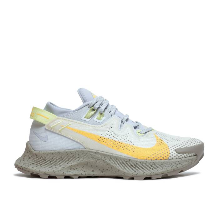 ナイキ Nike 【 Wmns Pegasus Trail 2 \u0027Limelight Laser Orange\u0027 Women Pure Platinum/Fossil/Limelight/Laser Orange 】 ペガサス Laser レーザ レディース 純然たる Platinum プラチナム Laser レーザ orange 橙・オレンジ色