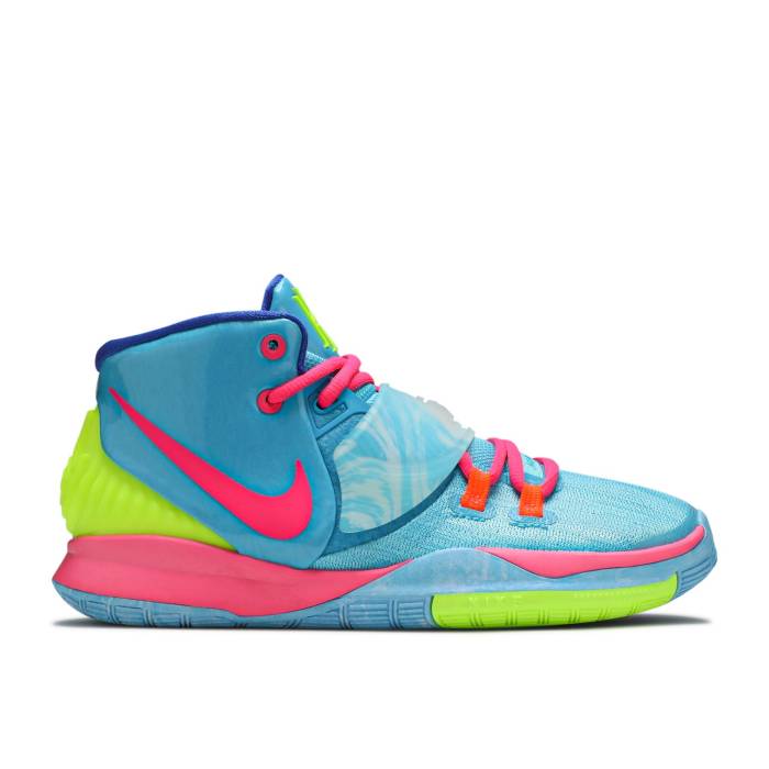 ナイキ Nike 【 Kyrie 6 Gs 'Pool' Youth Baltic Blue/Hyper Royal/Volt/Hyper Pink 】 Kyrie カイリー ジュニア キッズ 青色 ブルー pink ピンク|スニケス