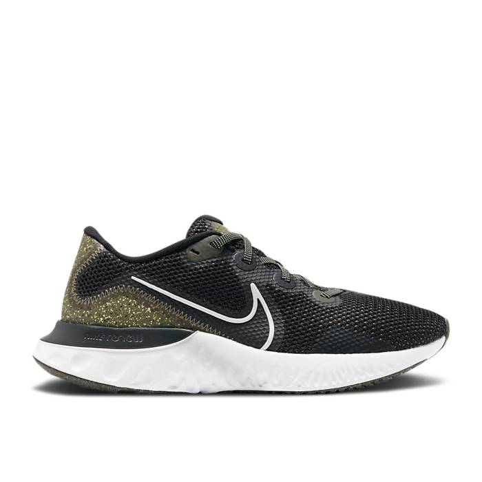 ナイキ Nike 【 Renew Run Se 'Speckled Print' Men Black/Medium Olive/Limelight/Summit White 】 ラン メンズ 黒色 ブラック olive オリーブ 白色 ホワイト