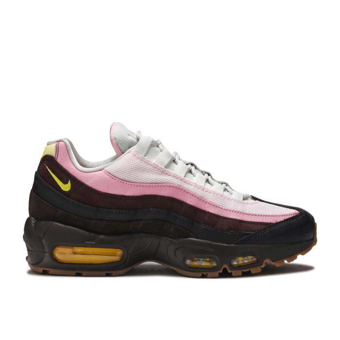 ナイキ Nike 【 Wmns Air Max 95 Cuban Link Women Velvet Brown/Opti Yellow/Light British Tan 】 マックス レディース 茶色 ブラウン yellow 黄色・イエロー