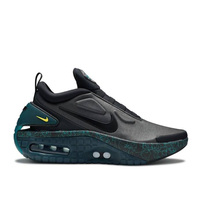 ナイキ Nike 【 Adapt Auto Max \u0027Anthracite\u0027 Men Anthracite/Radiant Emerald/Speed Yellow/Black 】 アダプト マックス メンズ Speed す早さ yellow 黄味がかった・黄色 黒いこと 黒いこと