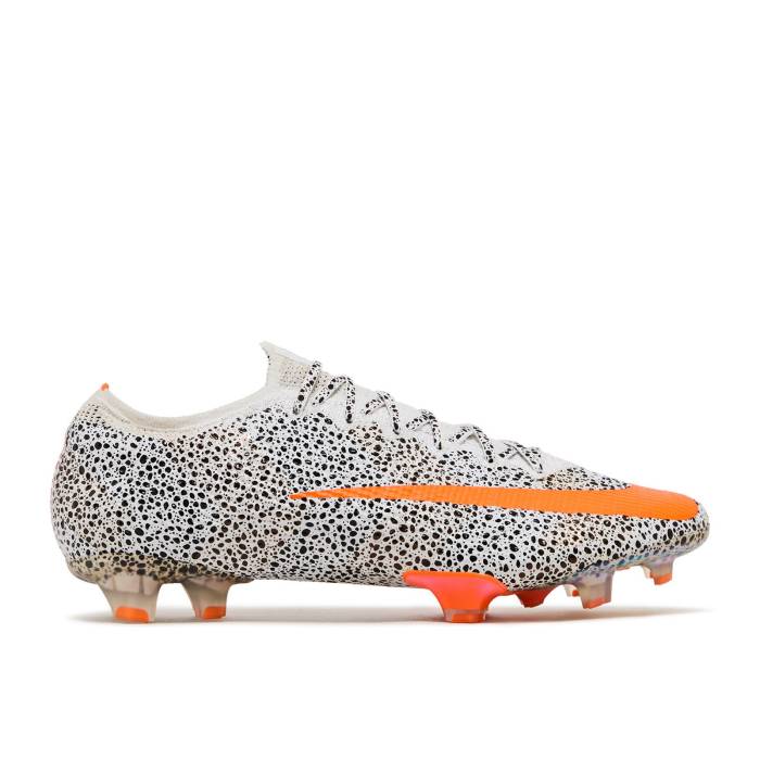 ナイキ Nike 【 Cr7 X Mercurial Vapor 13 Elite Fg 'Safari' Men White/Black/Total Orange 】 13 サーティーン エリート メンズ 白色 ホワイト 黒色 ブラック orange 橙・オレンジ