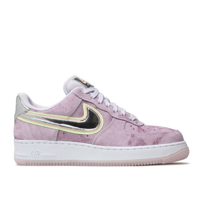 ナイキ Nike 【 Wmns Air Force 1 Low \u0027P(Her)Spective\u0027 Women Violet Star/Chrome/Washed Coral/Barely Volt 】 レディース 紫・相撲取り草