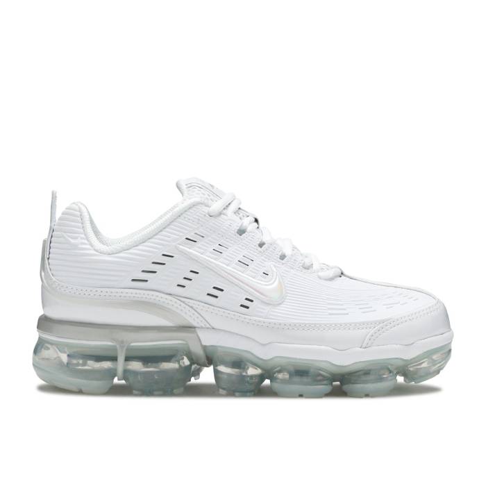 ナイキ Nike 【 Wmns Air Vapormax 360 \u0027Triple White\u0027 Women White/White/Black/White 】 レディース 白いこと 白いこと 黒いこと 黒いこと