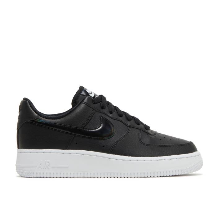 ナイキ Nike 【 Wmns Air Force 1 Low \u0027Black Iridescent\u0027 Women Black/Black/White 】 レディース 黒いこと 黒いこと 白いこと 白いこと