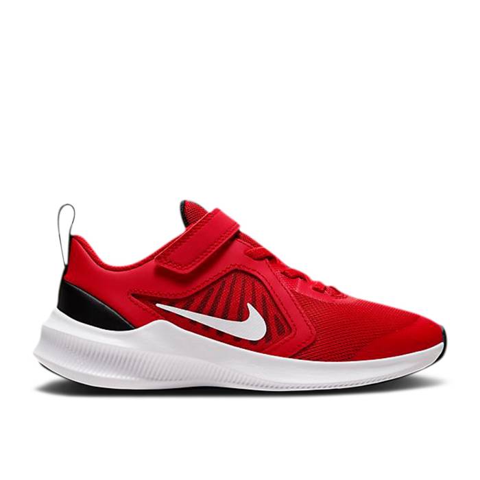 ナイキ Nike 【 Downshifter 10 Ps \u0027University Red\u0027 Youth University Red/Black/White/White 】 御坊っちゃん キッズ Red 赤・赤いこと 黒いこと 黒いこと 白いこと 白いこと