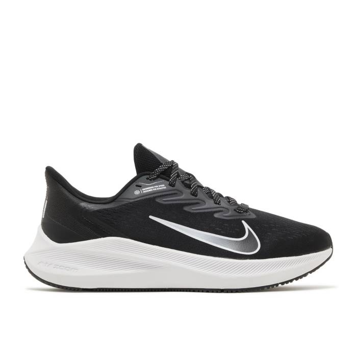 ナイキ Nike 【 Wmns Zoom Winflo 7 \u0027Black Anthracite\u0027 Women Black/White/Anthracite 】 望遠レンズ レディース 黒いこと 黒いこと 白いこと 白いこと