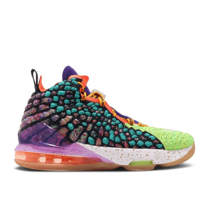 ナイキ Nike 【 Lebron 17 ガウス \u0027What The\u0027 Youth Multi-Color/Multi-Color 】 Lebron レブロン 御坊っちゃん キッズ
