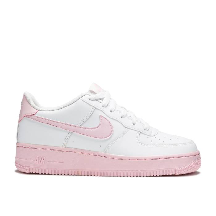 ナイキ Nike 【 Air Force 1 ガウス \u0027White Pink Foam\u0027 Youth White/Pink Foam 】 pink サクラ色 お坊っちゃん キッズ 白いこと 白いこと pink サクラ色